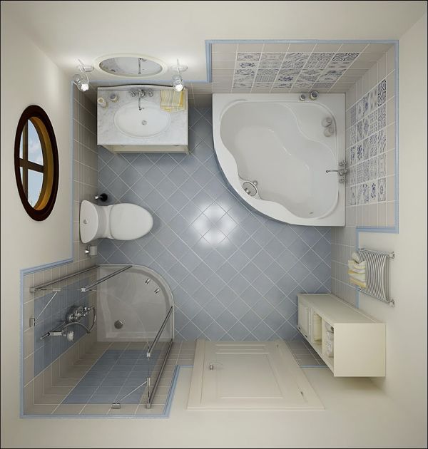 Small bathroom design bathtub