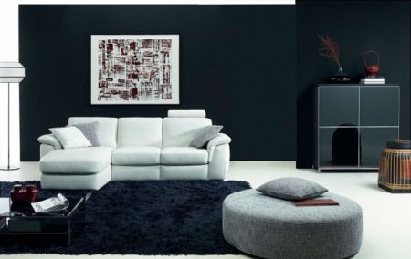 Black and White Living Rooms From Natuzzi » living-room-natuzzi-java-554×350