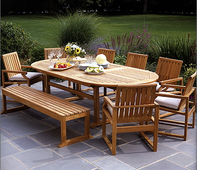 Patio Dining Furniture Sets on Kingsley Bate 10 Seat Outdoor Furniture Dining Set