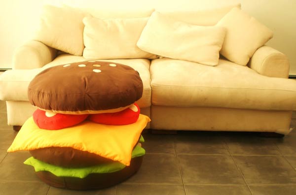 hamburger-cushions