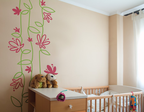 Kids Bedroom Interior Design on Barcelona Based Mira En Tu Interior   S Vinyl Stickers Can Enliven