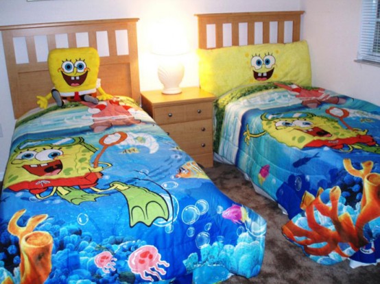 ... Â» Kids Bedroom Decoration Ideas With SpongeBob Squarepants Theme