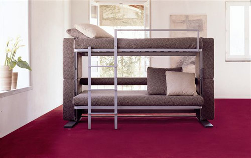 muebles CLEI 3 Ahorro de espacio moderno sofá-cama para espacios pequeños