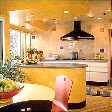 Modern Kitchen Colors on The Yellow Kitchen Is Perfect In Combination Of Yellow And