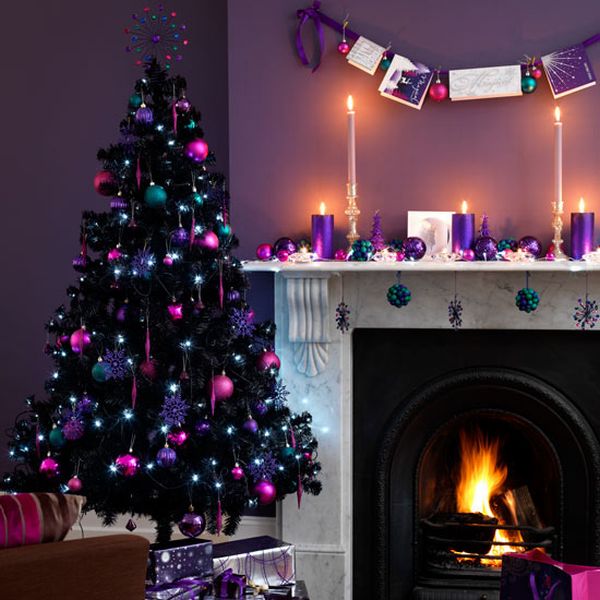 living room christmas tree decoration ideas