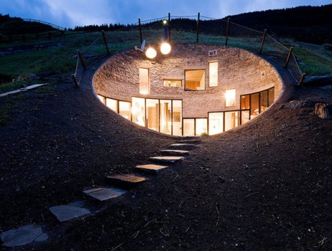 Strange Underground House in Switzerland
