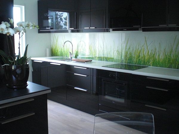 wallpaper kitchen cabinets. Stylish Black Cabinet Kitchen
