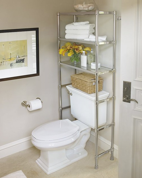 install shelves above the toilet the wall space above the