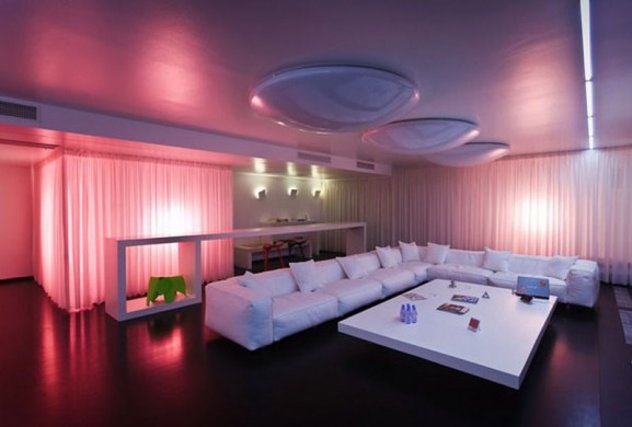 Magic Lighting Interior Design Apartment