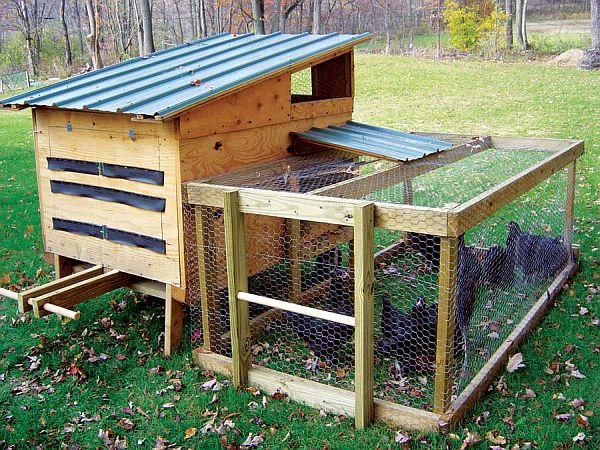 How to build a mobile chicken coop plans